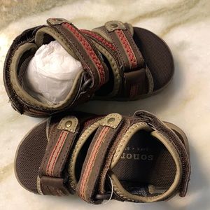 New Infant’s Sonoma Brown Cushion Sandals Size 6